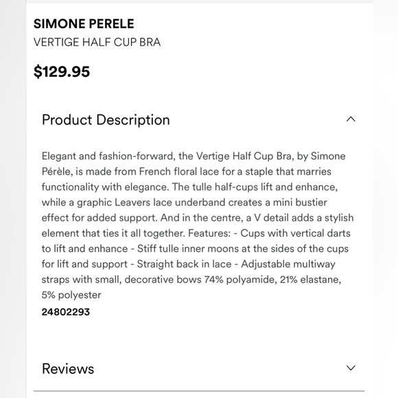 Simone Perele Khaki Lace Bra - Picture 12 of 12